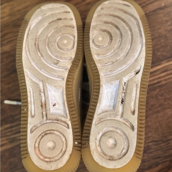 Nike Size 7.5 Air Force 1 Sage LX Low Phantom W Beige Suede Size 7.5 - Picture 7 of 8